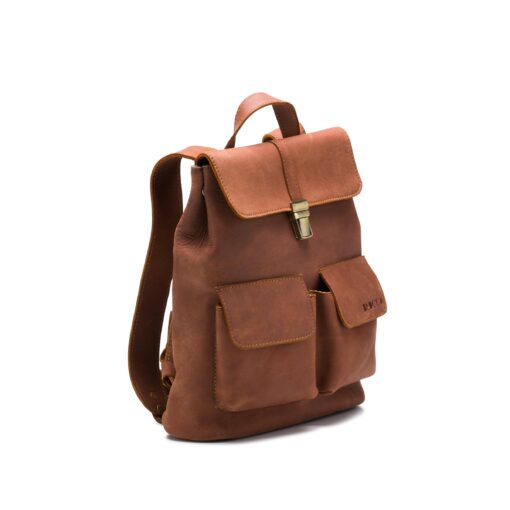 Lorne cognac backpack