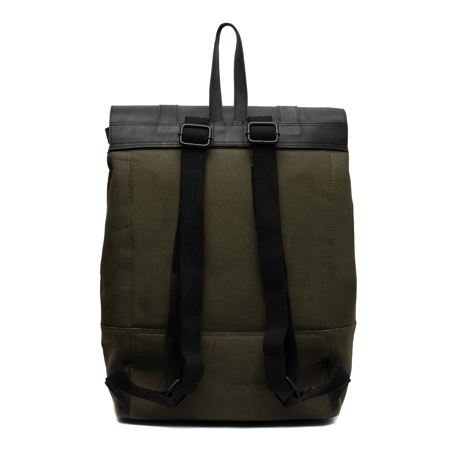Leren Rugzak Finn groen - 17"