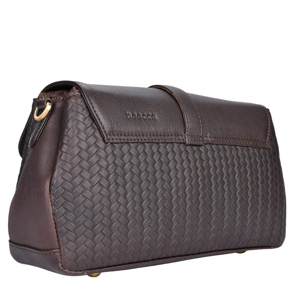 Leren schoudertas Lua