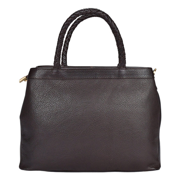 Leren mid-size handtas Beau