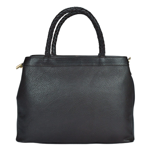 Leren mid-size handtas Beau