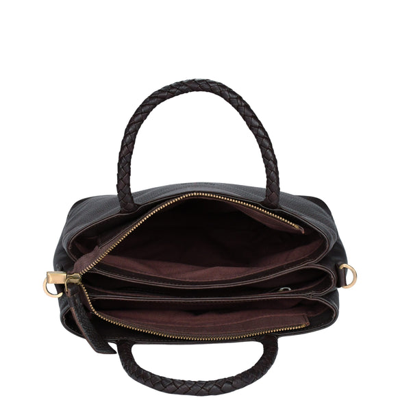 Leren mid-size handtas Beau