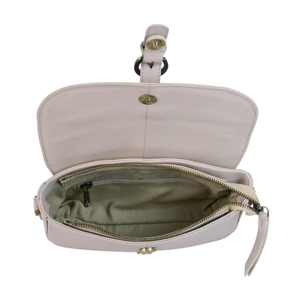 Leren schoudertas Maia