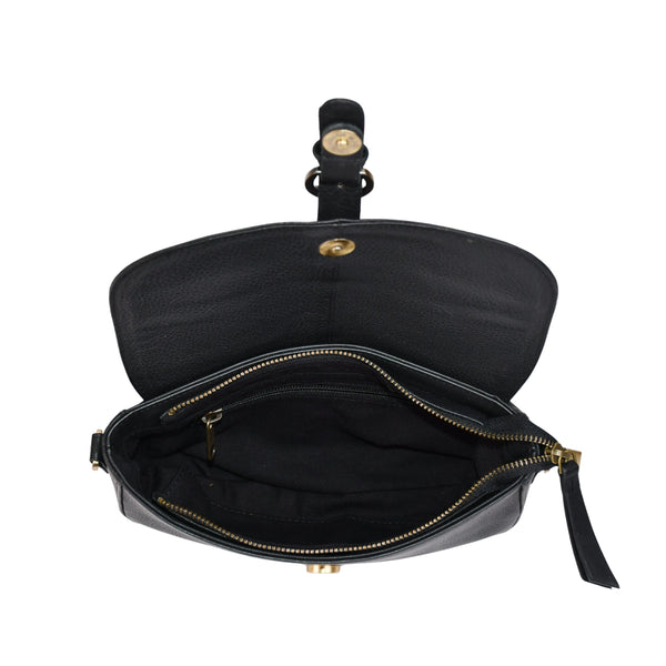 Leren schoudertas Maia