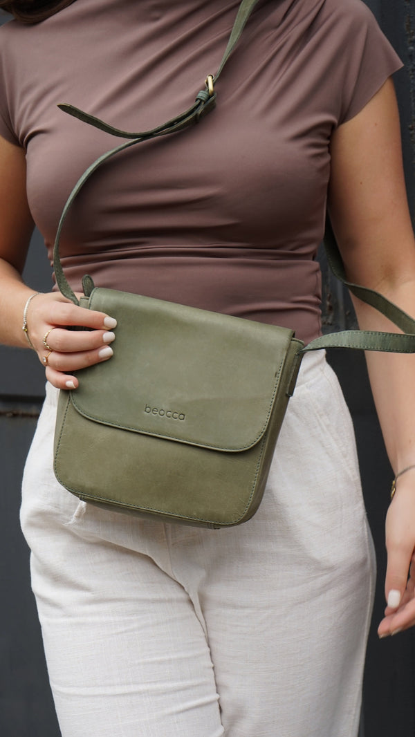 Leren Schoudertas Niba