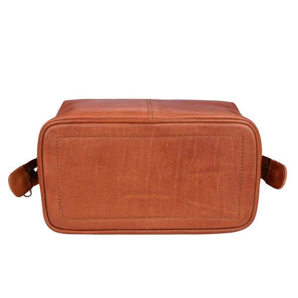 Leren toilettas Miles