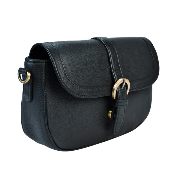 Leren schoudertas Maia