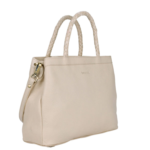 Leren mid-size handtas Beau