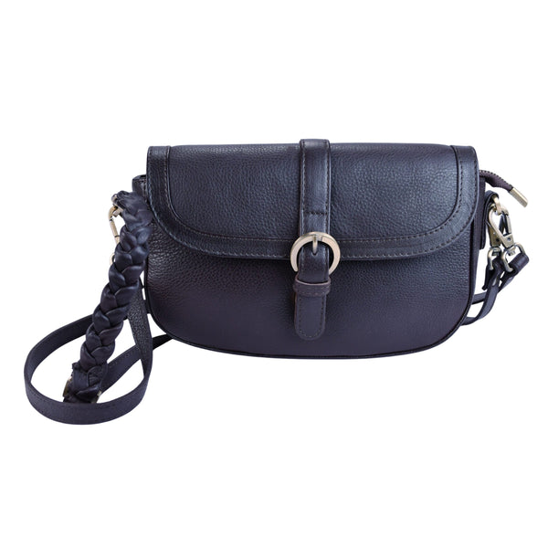 Leren schoudertas Maia