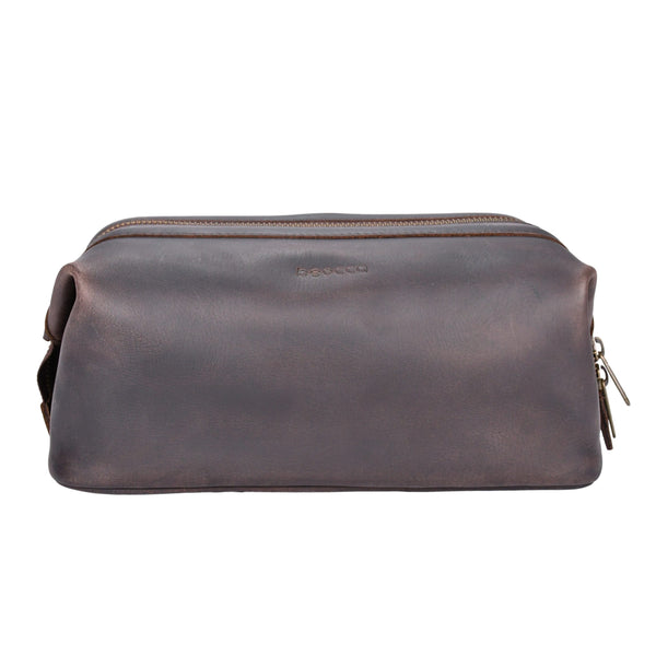 Leren toilettas Miles