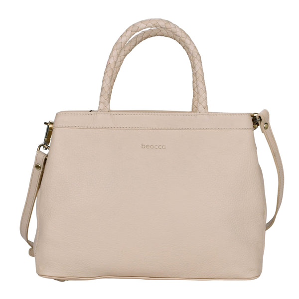 Leren mid-size handtas Beau