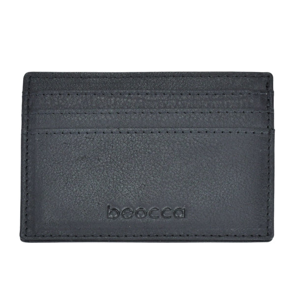 Leren pasjeshouder Seth