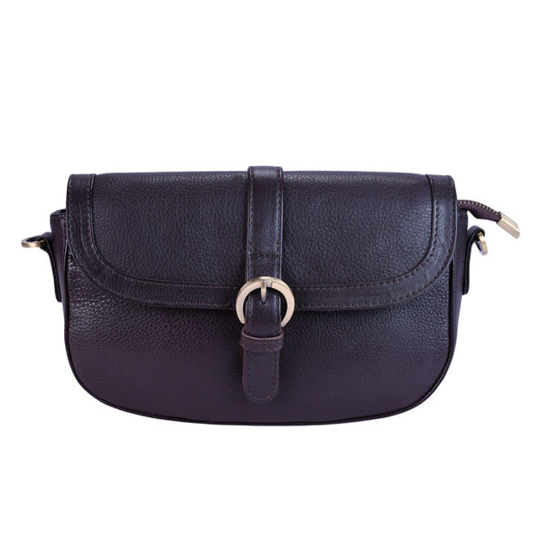 Leren schoudertas Maia