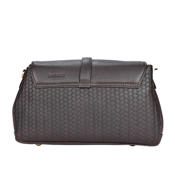 Leren schoudertas Lua