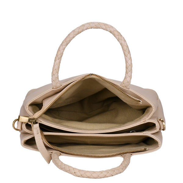 Leren mid-size handtas Beau