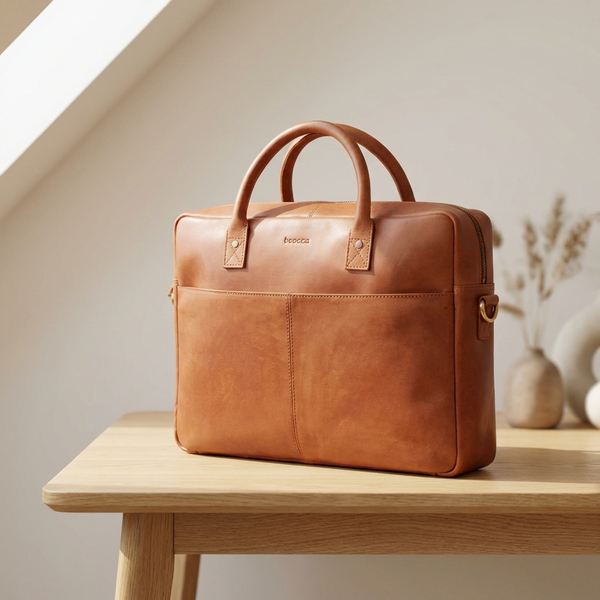 Leren laptoptas Mason 15"