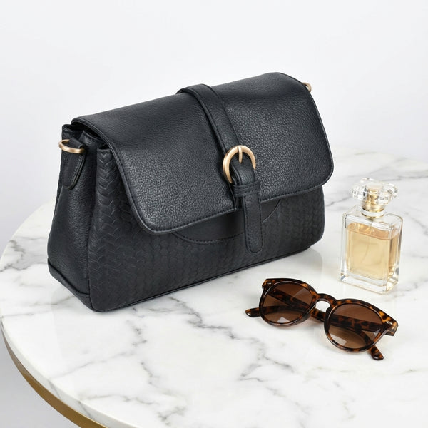 Leren schoudertas Lua