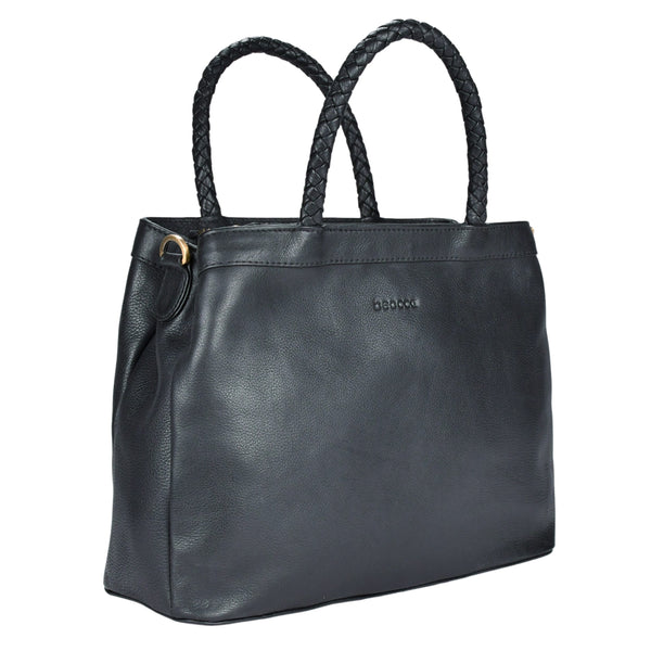 Leren mid-size handtas Beau