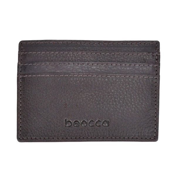 Leren pasjeshouder Seth